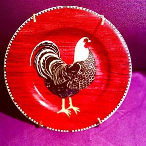 Collectible "Rooster" plate